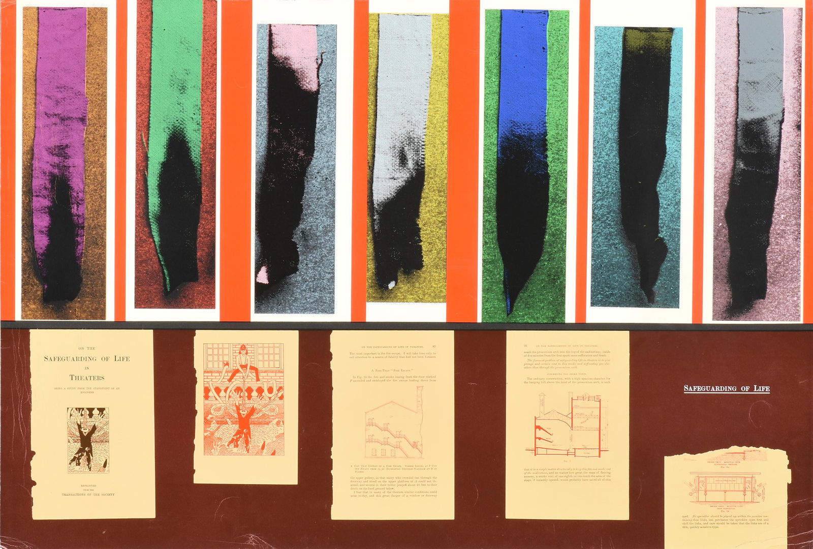 R.B. KITAJ (American 1932-2007) A PRINT, "Safeguarding (1 of 11)