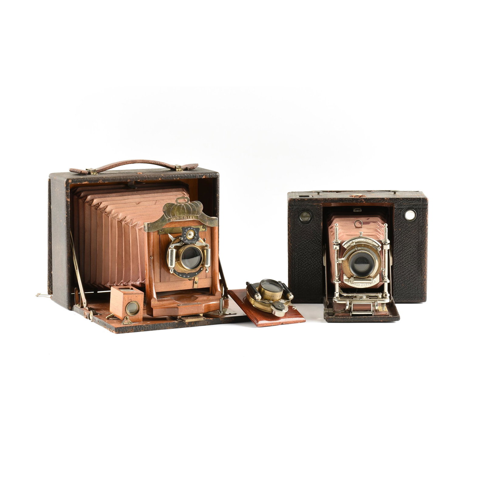 A GROUP OF TWO AMERICAN FIELD OR CABINET CAMERAS, (1 of 5)