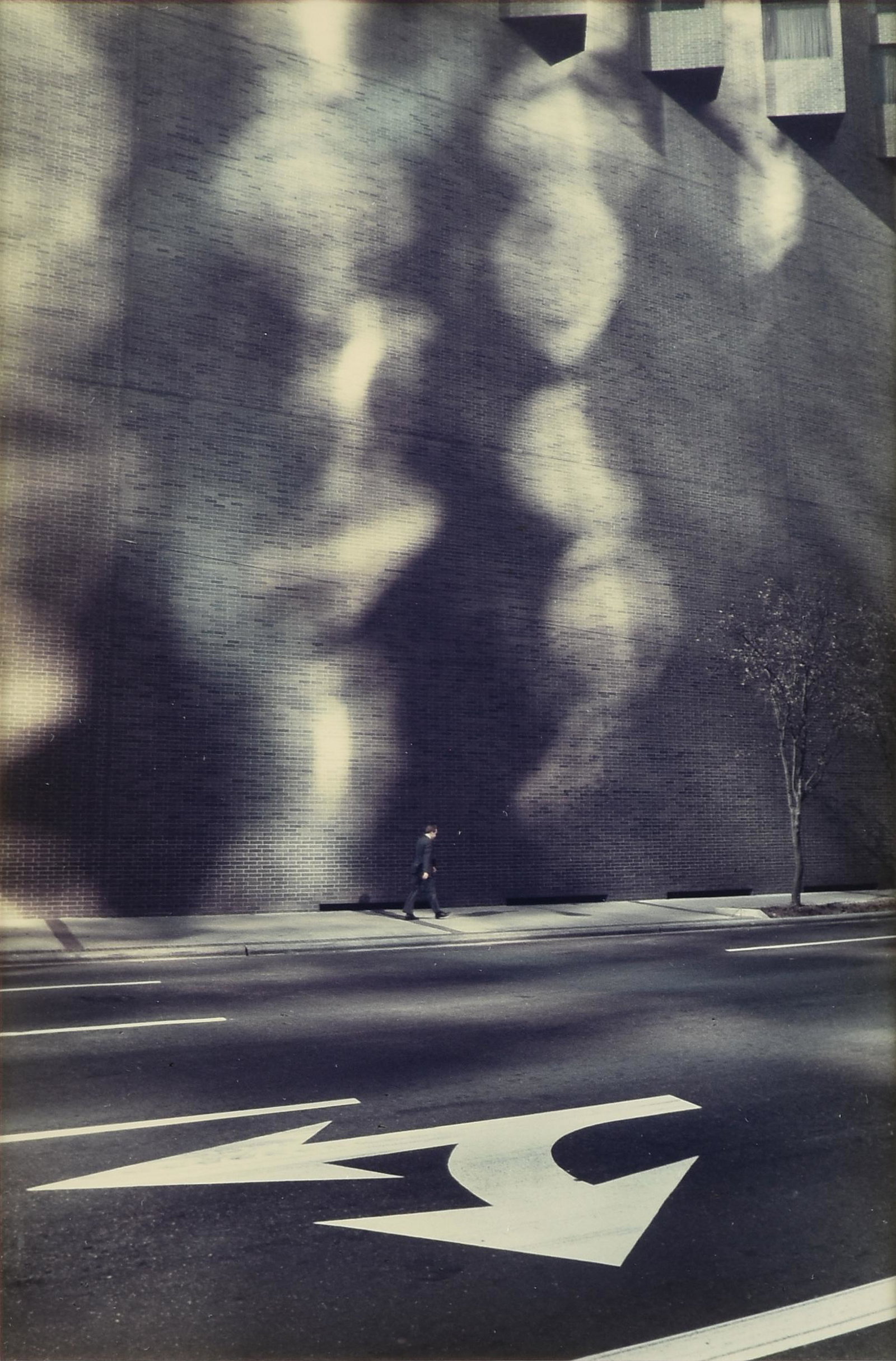 GEOFF WINNINGHAM (American/Texas b. 1943) A PHOTOGRAPH, "Dallas Street, Houston," 1984, (1 of 12)