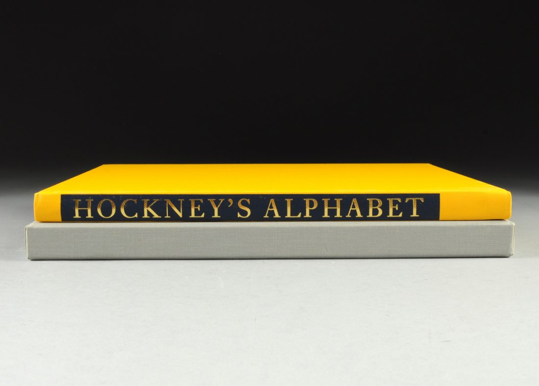 DAVID HOCKNEY (b. 1937) A BOOK, "Hockney's Alphabet,": DAVID HOCKNEY (b. 1937) A BOOK, "Hockney's Alphabet," London: Faber & Faber, 1991. Drawings by David Hockney with written contributions edited by Stephen Spender. With the following contributors: Arth