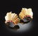 AN 18K YELLOW GOLD, RUBY AND DIAMOND LADY'S BROOCH, - 4