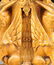 A RENAISSANCE REVIVAL MARBLE TOPPED CARVED AND PAINTED - 5
