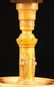A RENAISSANCE REVIVAL MARBLE TOPPED CARVED AND PAINTED - 7