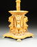A RENAISSANCE REVIVAL MARBLE TOPPED CARVED AND PAINTED - 8