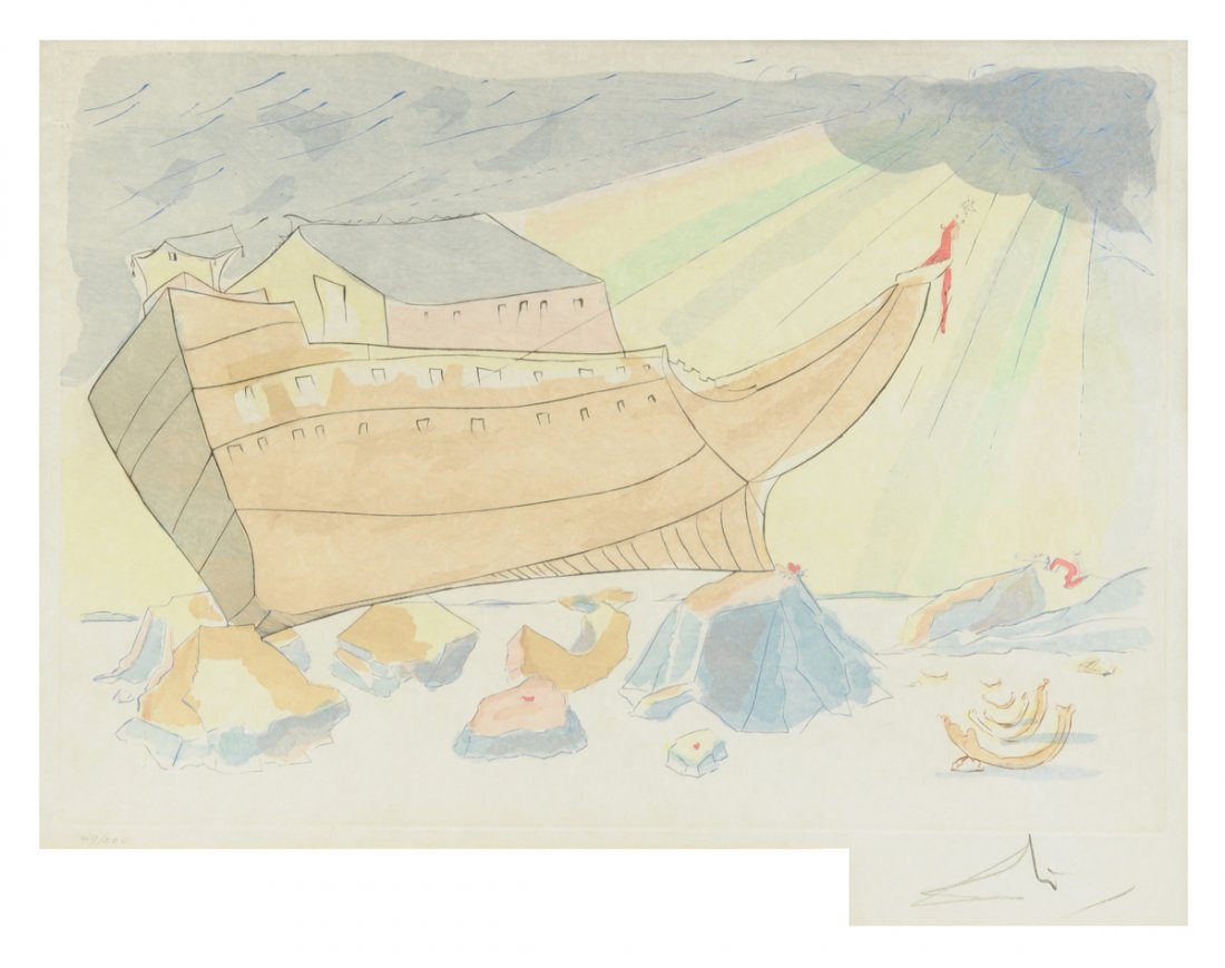 SALVADOR DALI (France/Spain 1904-1989) AN ETCHING, "Arc (1 of 10)