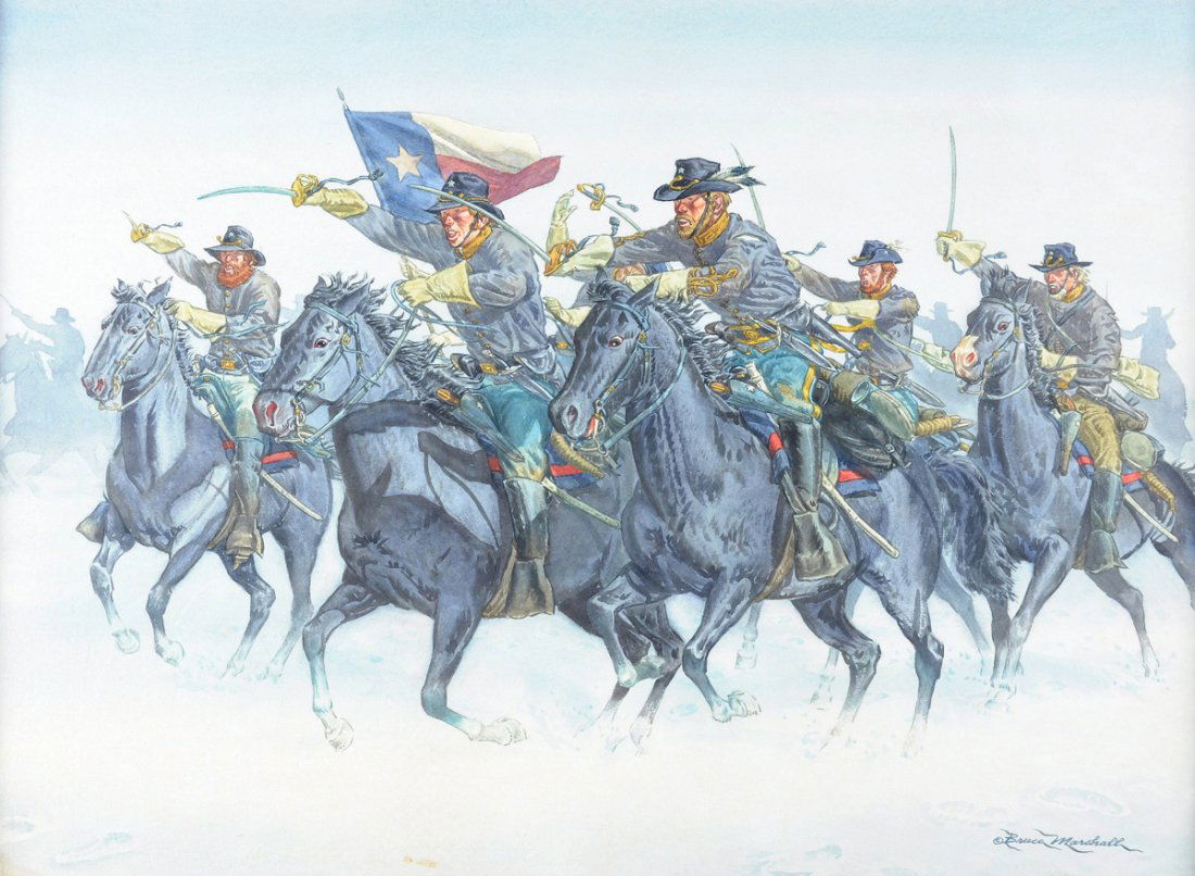 BRUCE MARSHALL (American/Texas 20TH Century) A PAINTING (1 of 8)