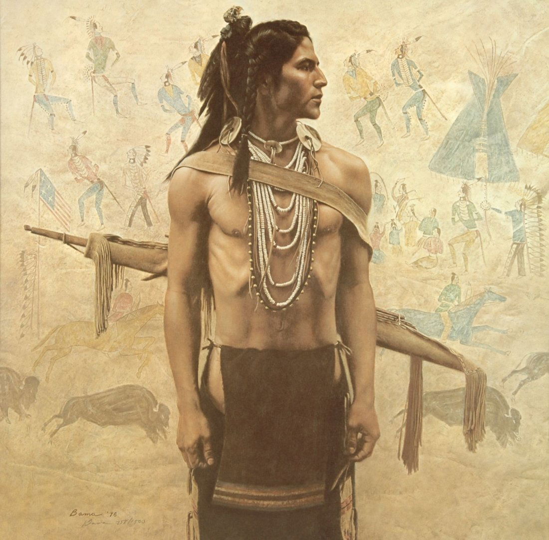 JAMES BAMA (American b. 1926) A POSTER, "Heritage,"  (1 of 7)