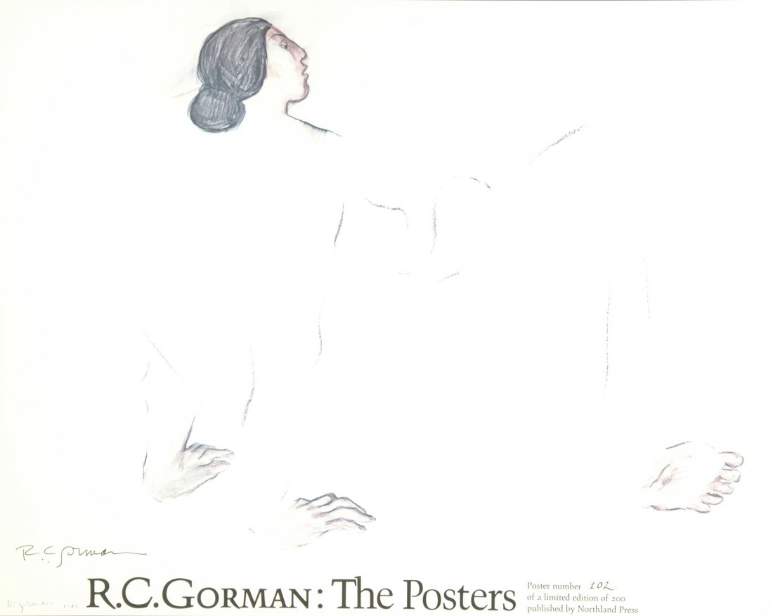 R.C. GORMAN (American 1932-2005) A PRINT, "Poster,"  (1 of 6)