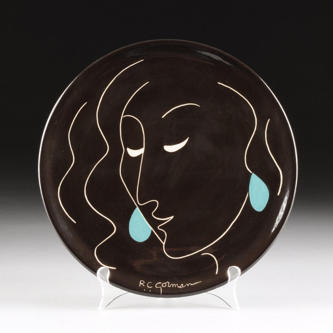 RUDOLPH CARL GORMAN (NAVAJO NATIVE AMERICAN 1933-2005), (1 of 3)