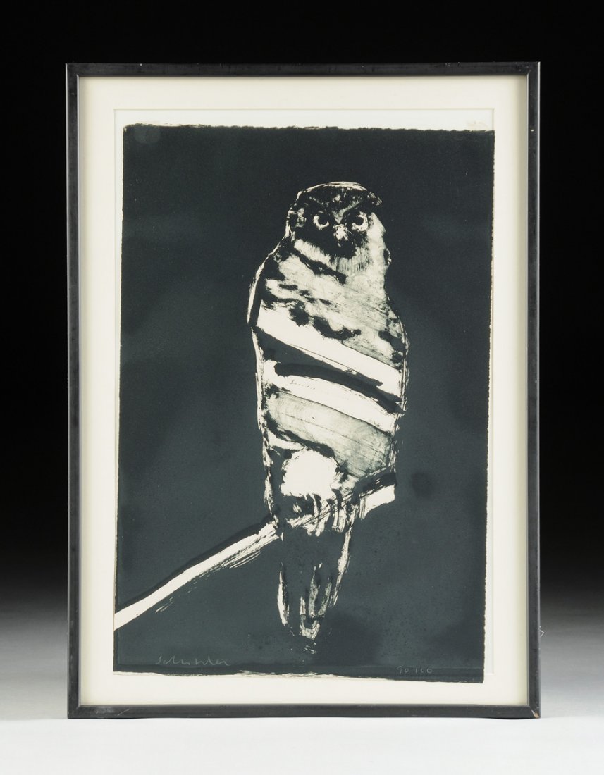 FRITZ SCHOLDER (American 1937-2005) A LITHOGRAPH, (1 of 8)