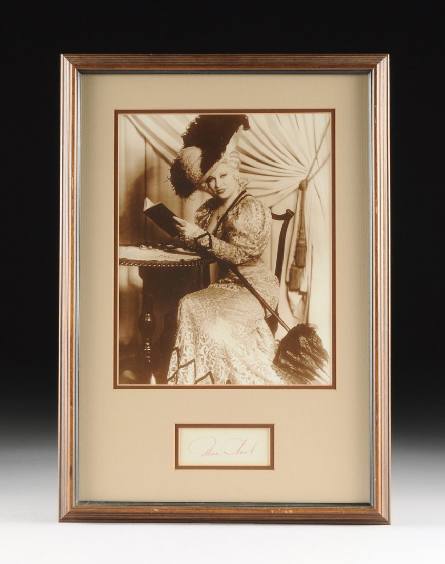 SIGNATURE CARD SIGNED MAE WEST ( American (1 of 4)