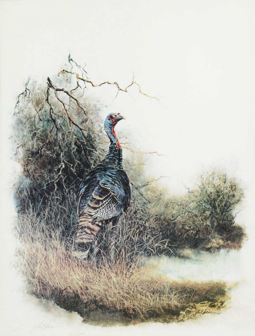 GILBERT DURAN (American/Texas b. 1936) A PRINT, "Wild (1 of 10)