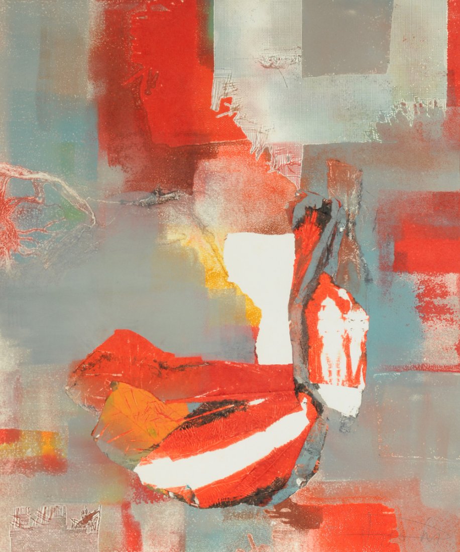 LASZLO DUS (Hungarian b. 1941) TWO LITHOGRAPHS, (1 of 10)