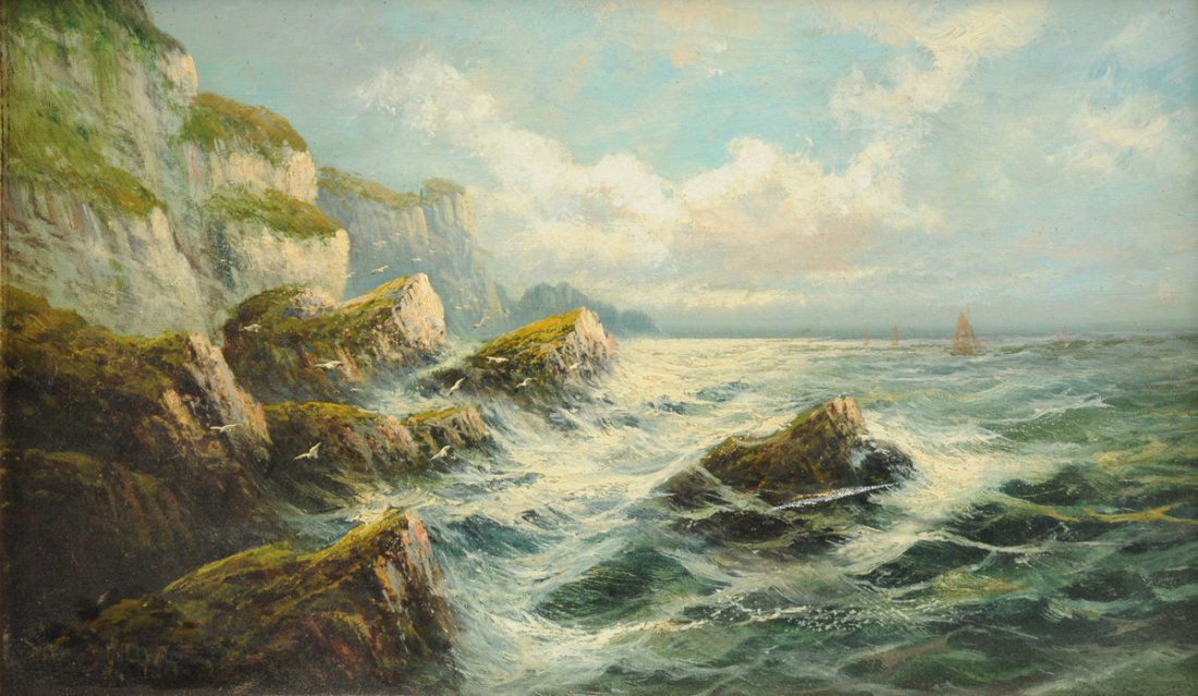 BRITISH SCHOOL (19th Century) A PAINTING, "On the (1 of 9)