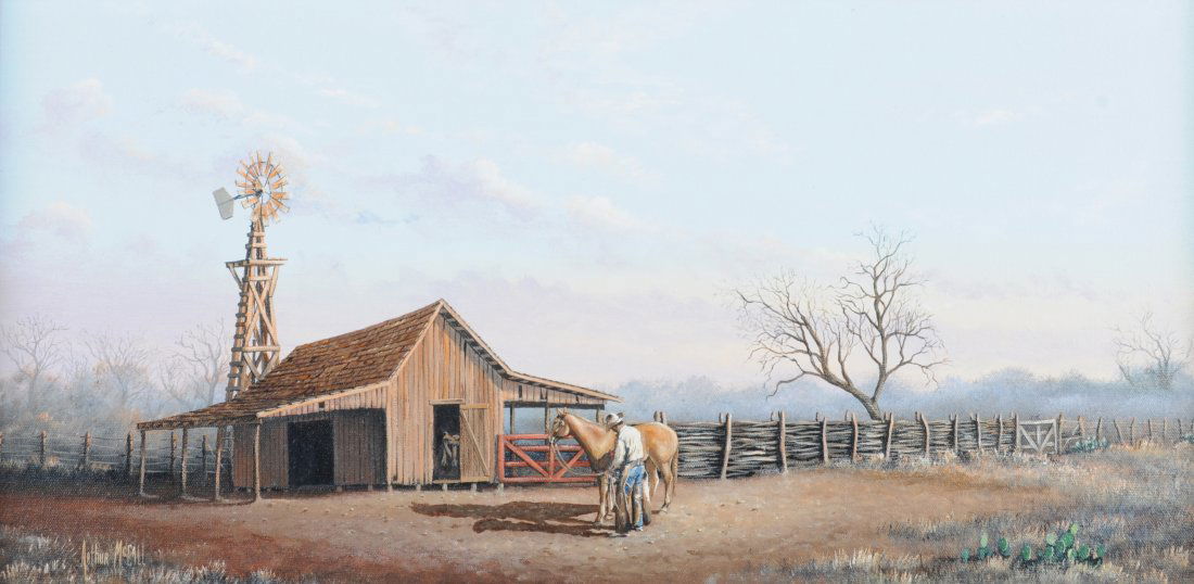 ARTHUR MCCALL (American/Texas 20th Century) A PAINTING, (1 of 7)