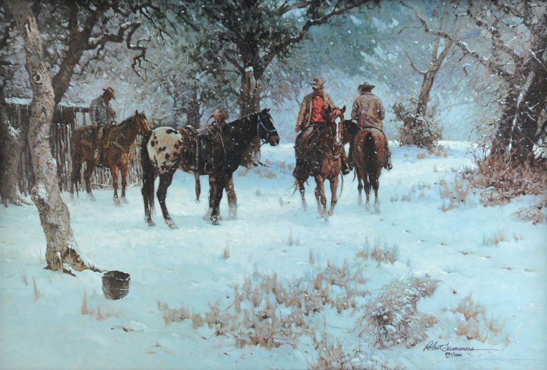 ROBERT SUMMERS (American/Texas b. 1940) A PRINT, "The (1 of 10)