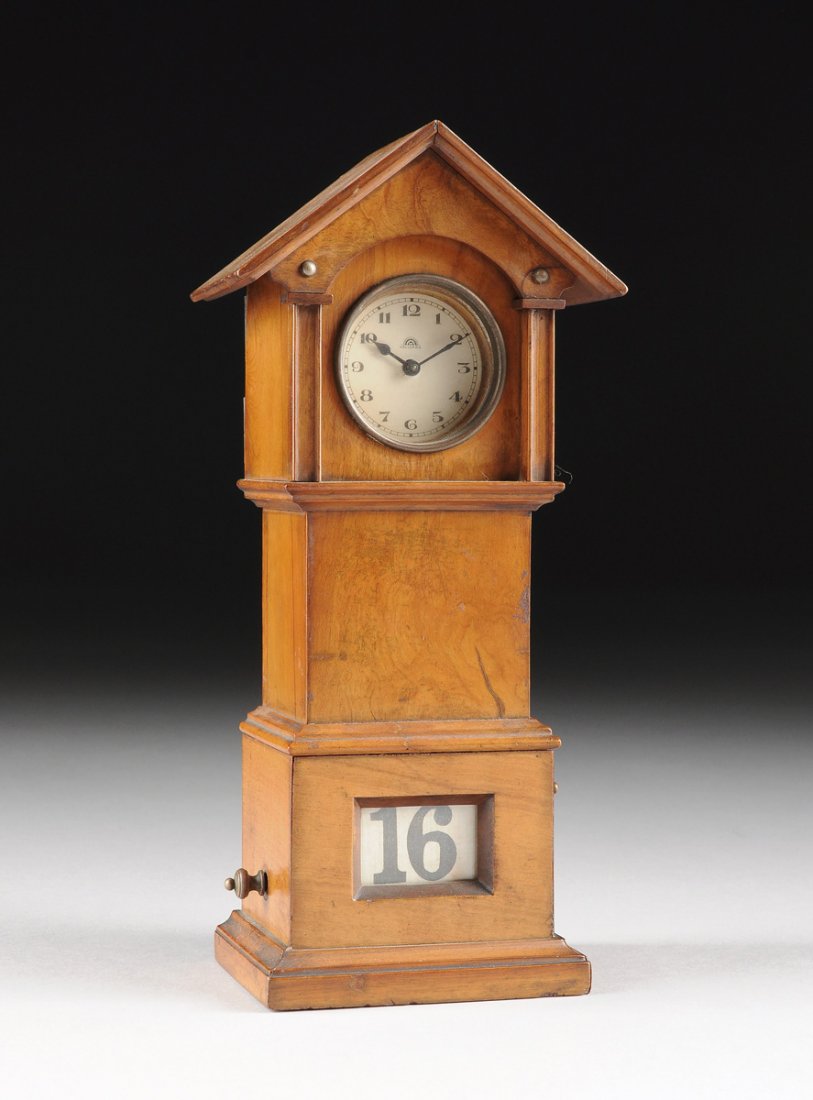 A THOMAS ERNST HALLER AG MINIATURE PORTABLE ALARM CLOCK (1 of 10)