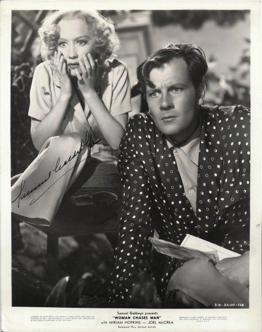 A SAMUEL GOLDWYN AUTOGRAPHED 8" X 10" BLACK AND WHITE (1 of 1)