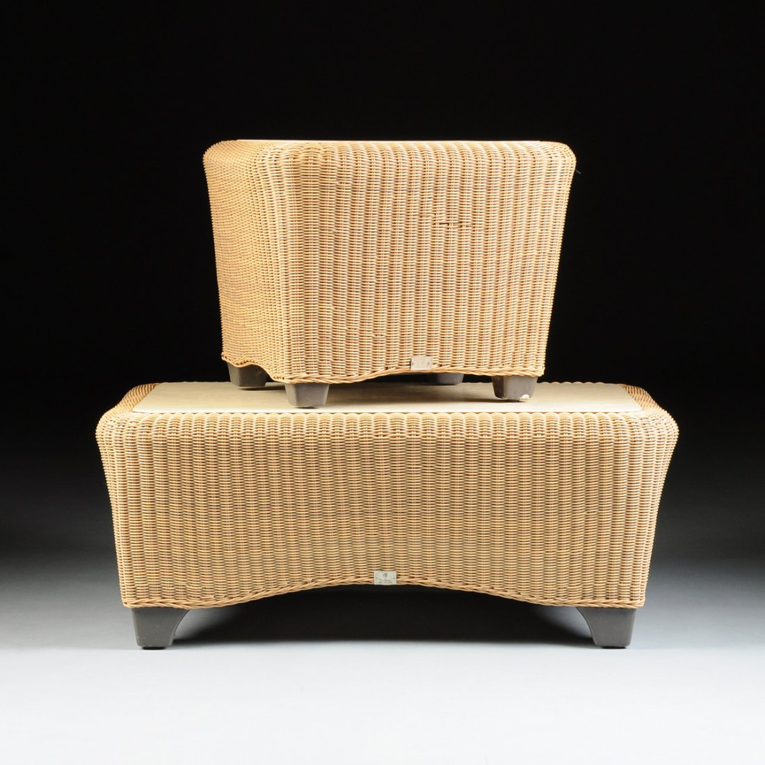 FOUR VENEMAN COLLECTIONS WOVEN POLYMER WICKER OUTDOOR (1 of 10)