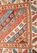 A SEMI ANTIQUE PERSIAN BRICK RED FIELD PRAYER RUG, - 3