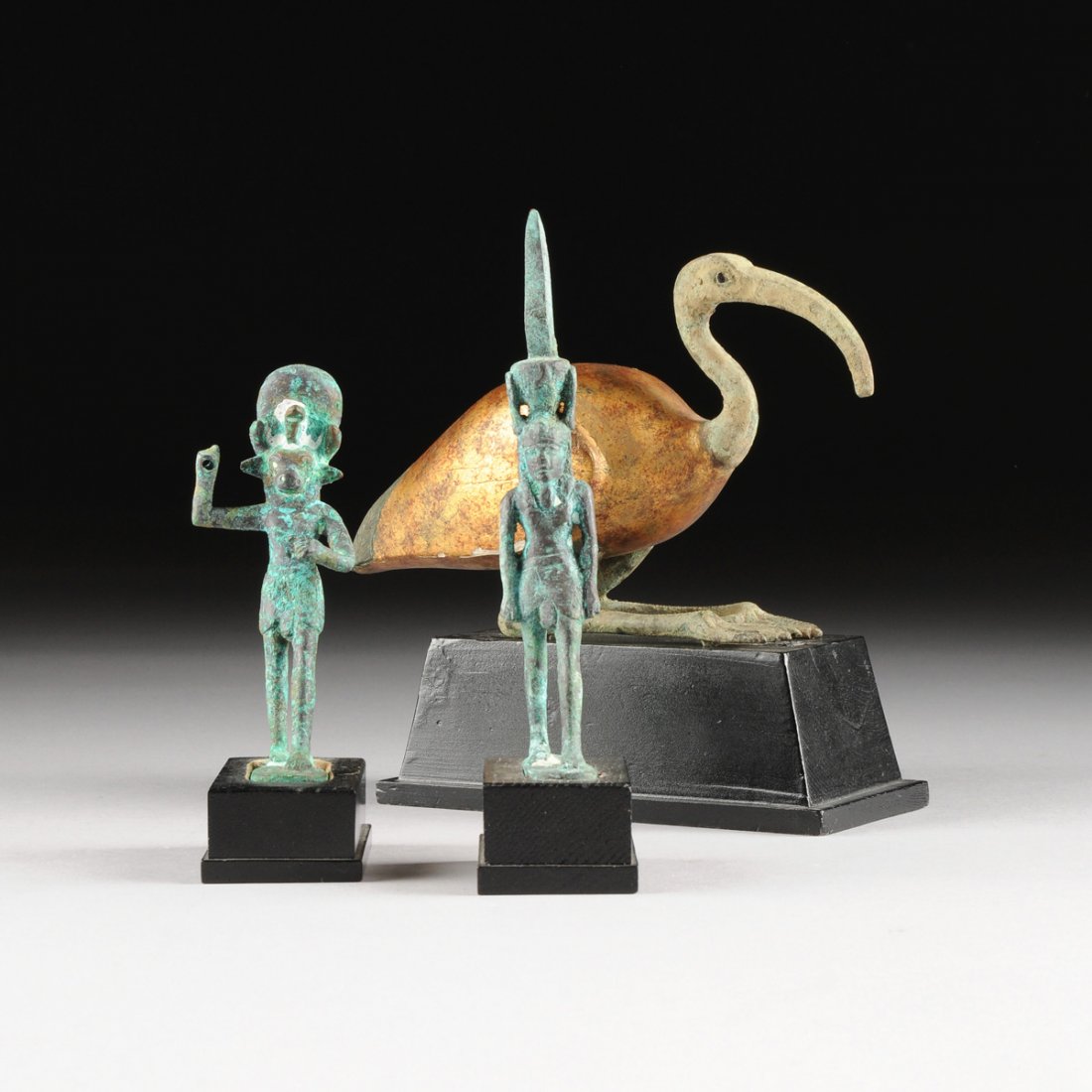 A GROUP OF THREE VARIOUS ANCIENT EGYPTIAN STYLE VERDIS (1 of 10)