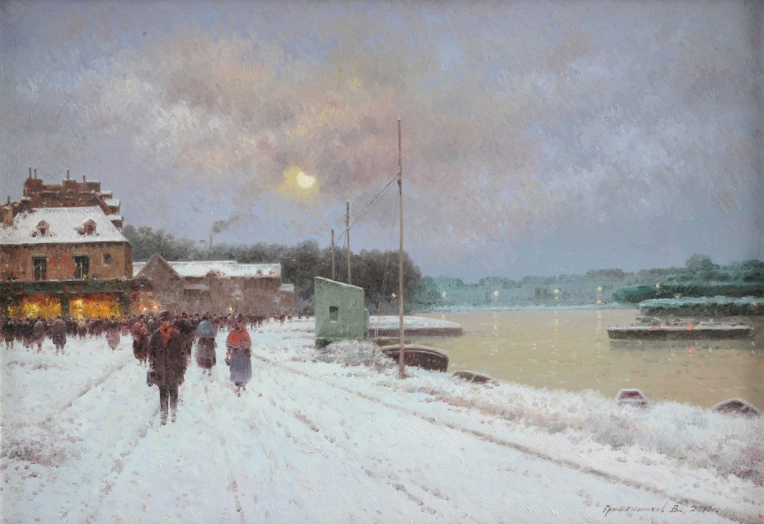 VASILILY GRIBENNIKOV (Russian b. 1957) A PAINTING, (1 of 10)