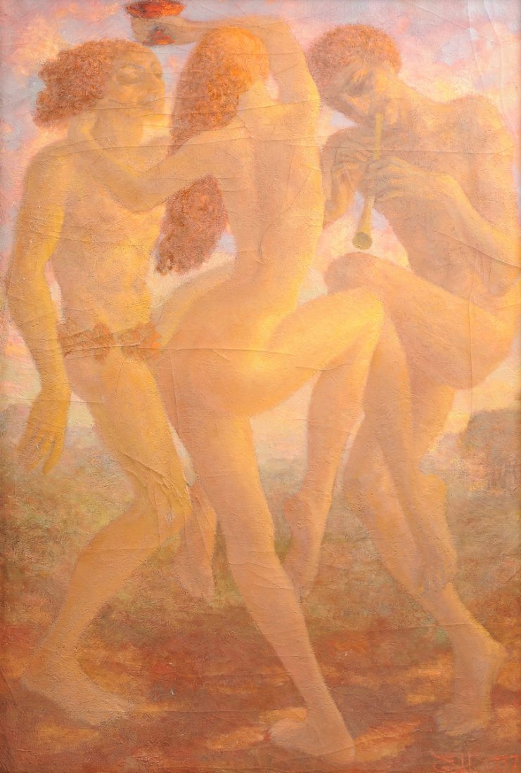 YEVGENI SHCHUKIN (Ukrainian b. 1959) A PAINTING, " (1 of 10)