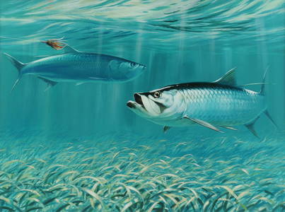 MARK MONTAGUE (American/Texas 20th Century) A PAINTING,