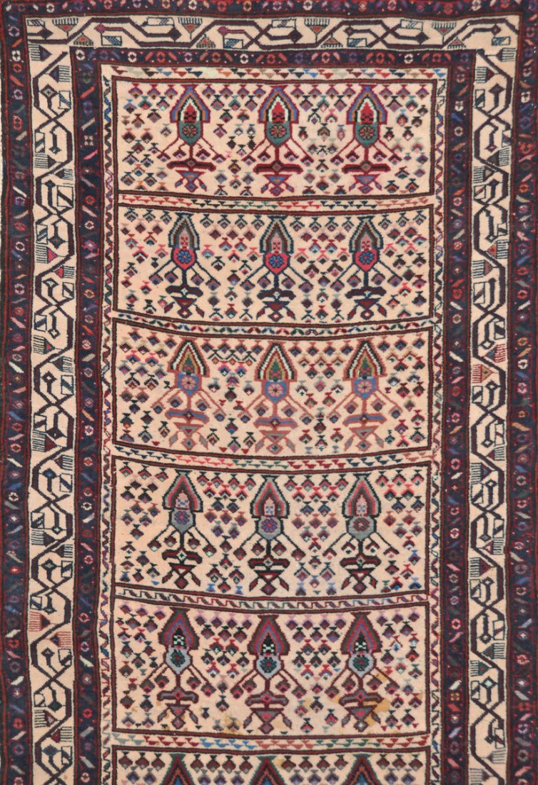 A SEMI ANTIQUE PERSIAN RUNNER, CIRCA 1960, (1 of 6)