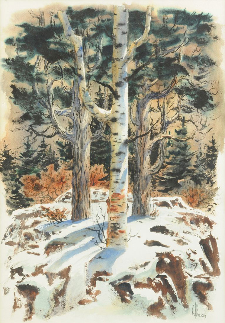 ARTHUR J. BARBOUR (American 1926-2006) A PAINTING, (1 of 10)