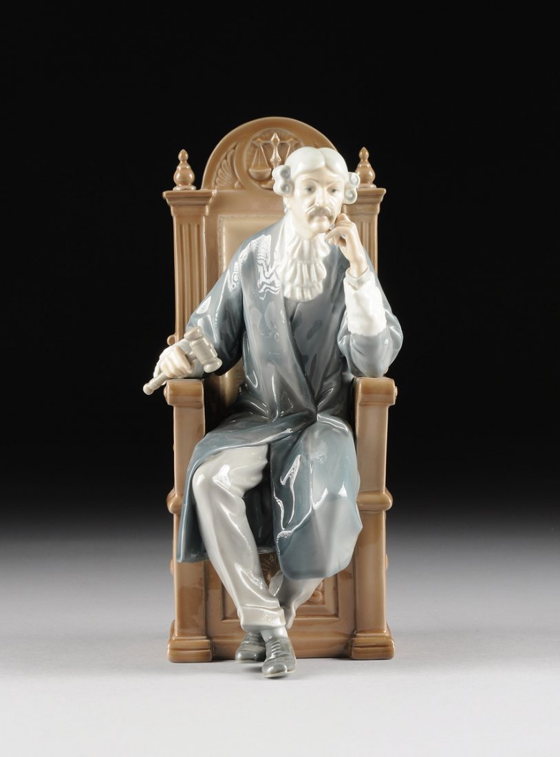 A LLADRÓ LIMITED EDITION POLYCHROME ENAMELED PORCELAIN (1 of 10)