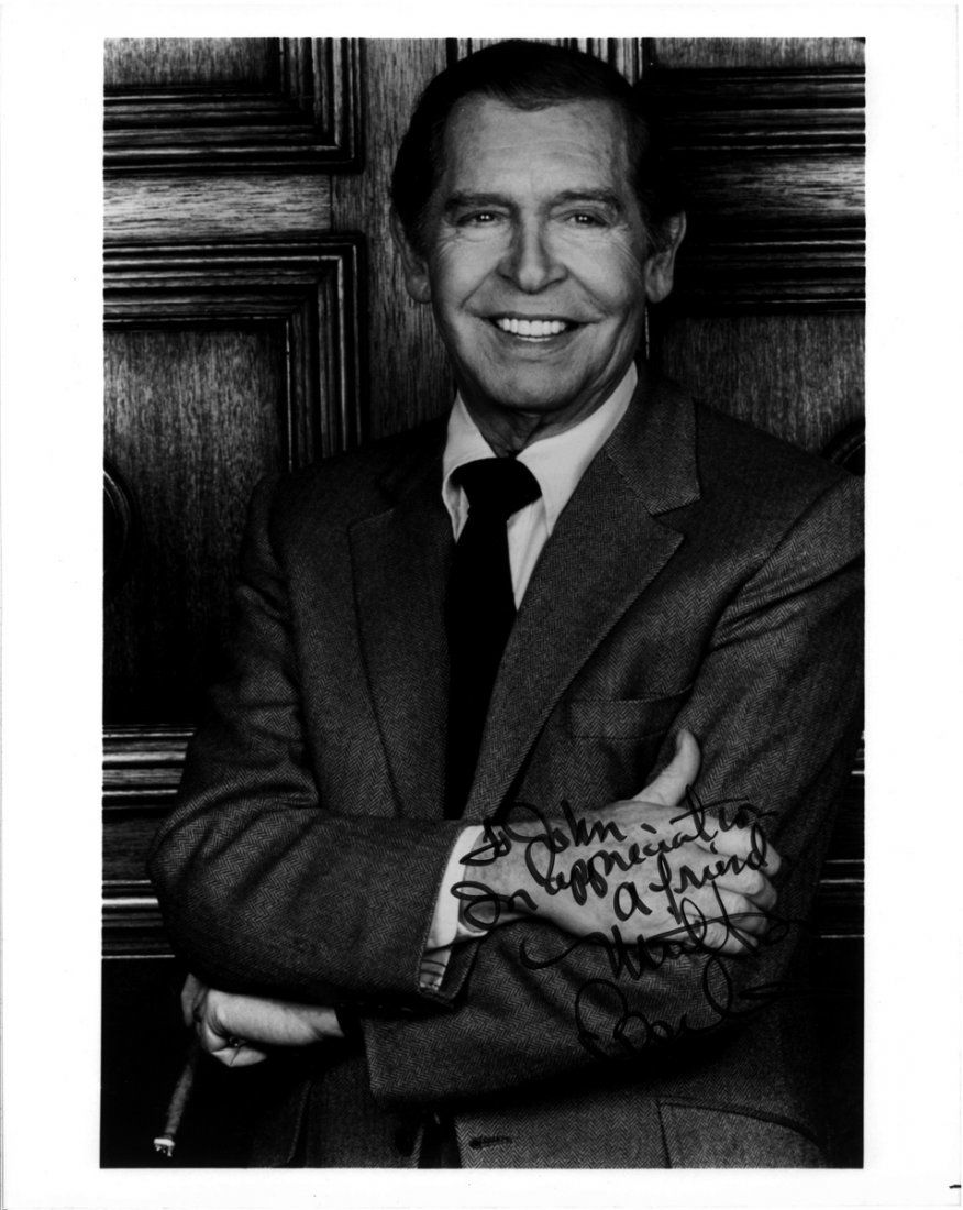 A MILTON BERLE AUTOGRAPHED AND INSCRIBED 8" X 10" BLACK (1 of 1)