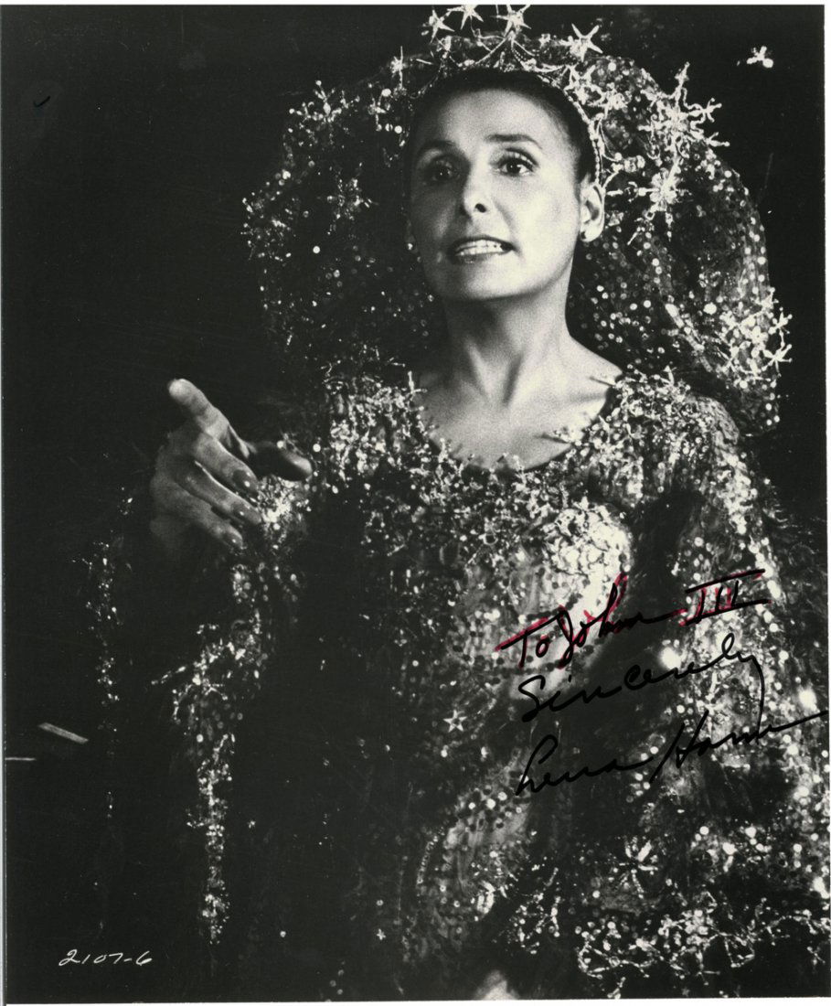 TWO LENA HORNE AUTOGRAPHED AND INSCRIBED BLACK AND (1 of 3)