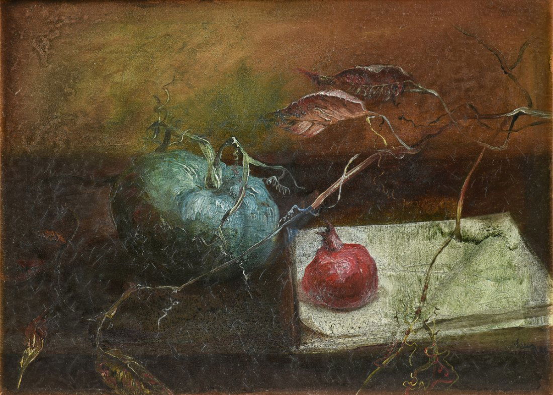 RUSSIAN SCHOOL (20th Century) A PAINTING, "Fruit Still (1 of 10)