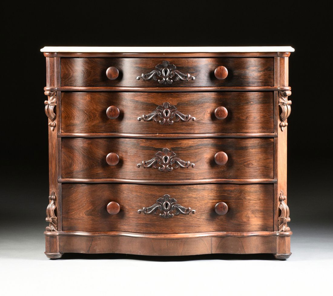 A VICTORIAN MARBLE TOPPED DRESSER, (1 of 10)