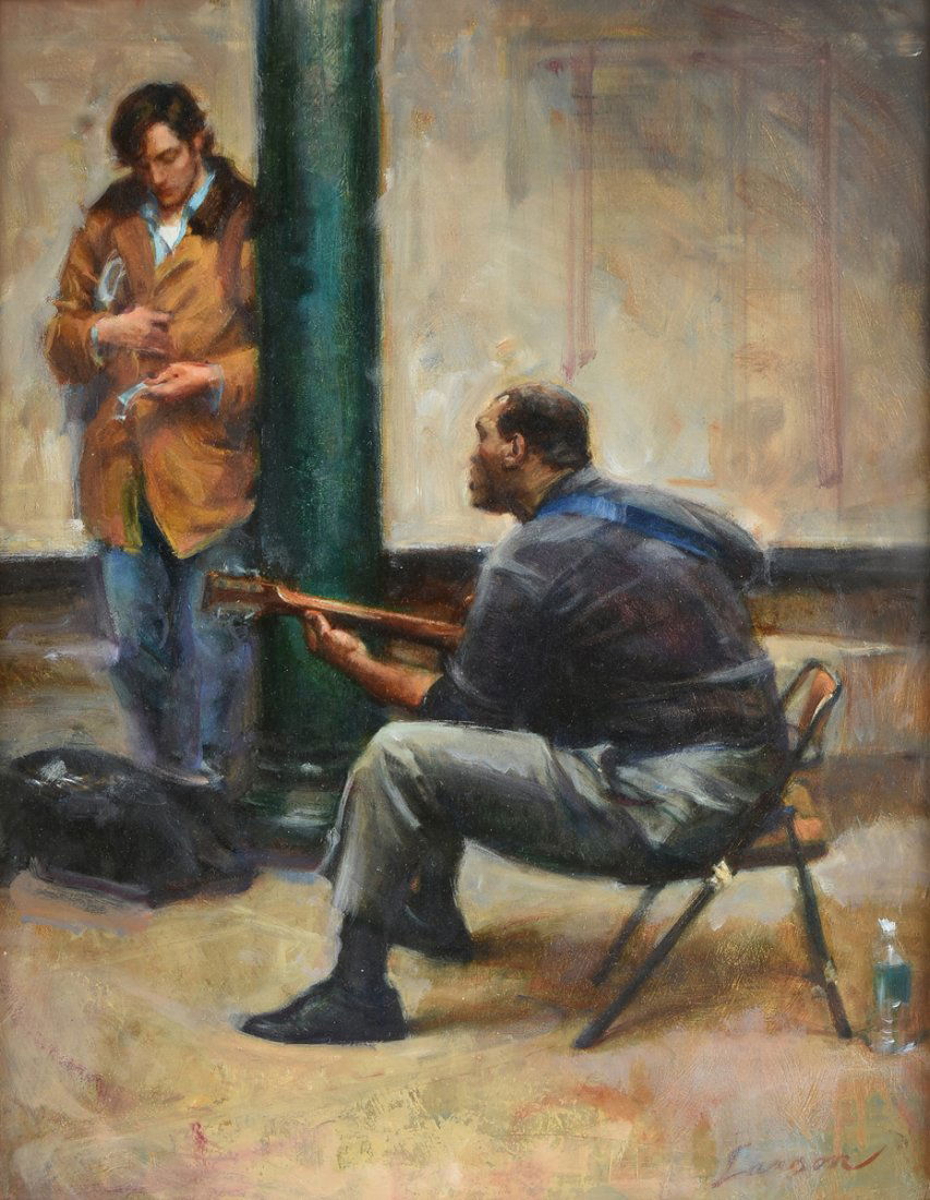 KEITH LARSON (American 21st Century) A PAINTING, (1 of 10)