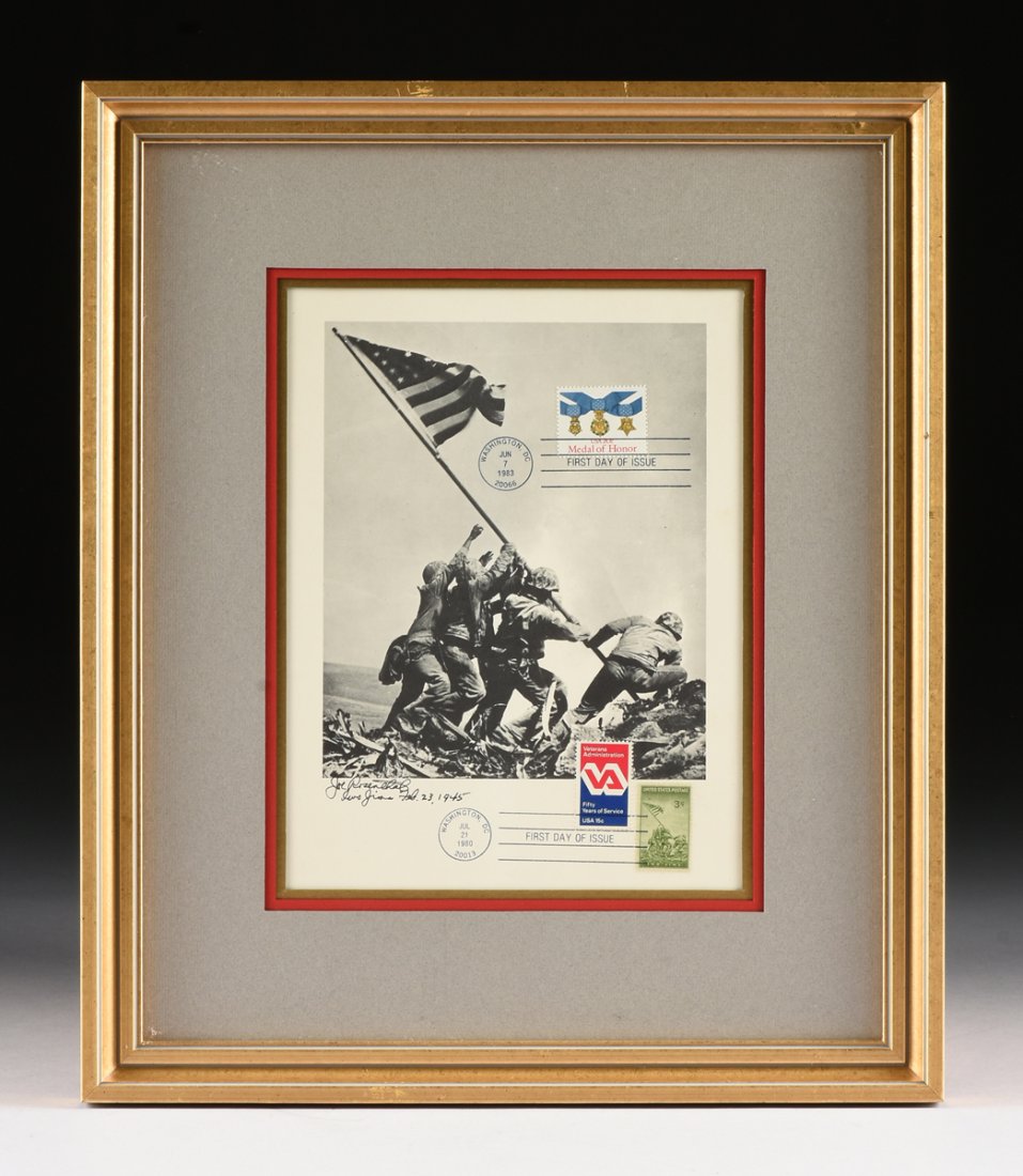 JOSEPH J. ROSENTHAL (1911 - 2006), A SIGNED PHOTOGRAPH, (1 of 8)