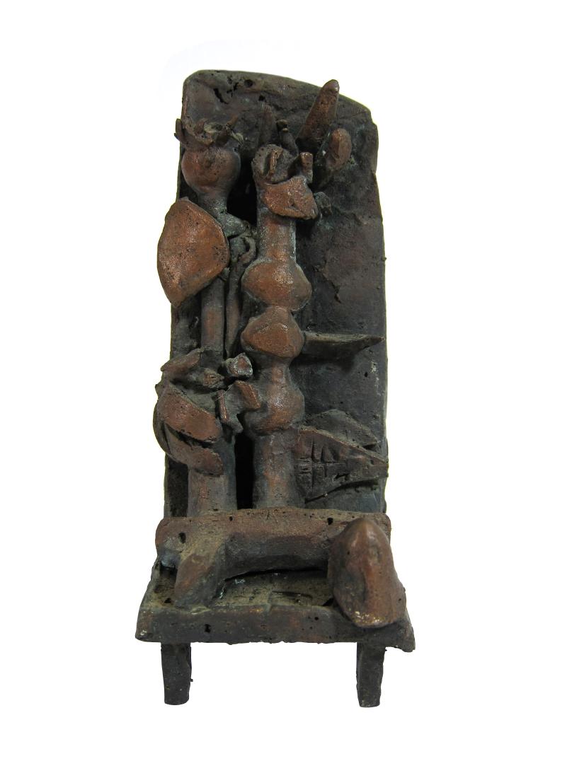 Small abstract sculpture by Robert Dhaemers, Seated (1 of 4)