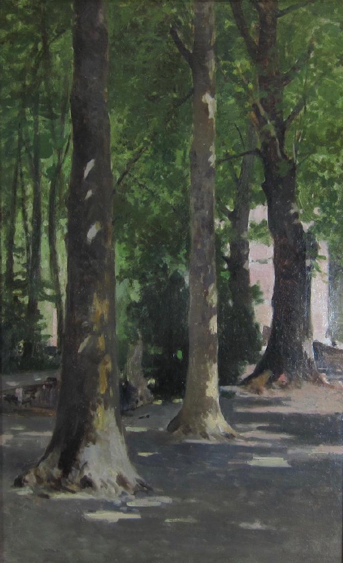 Naturalist oil painting by Achille Formis Befani (1 of 5)