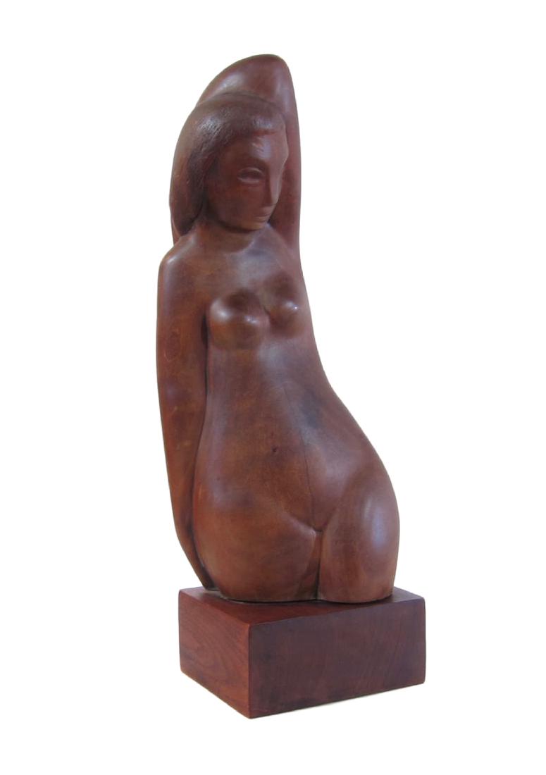 Modernist sculpture of a woman (1 of 8)