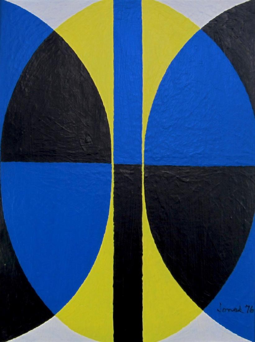 Sidney Jonas Budnick, abstract oil painting (1 of 3)