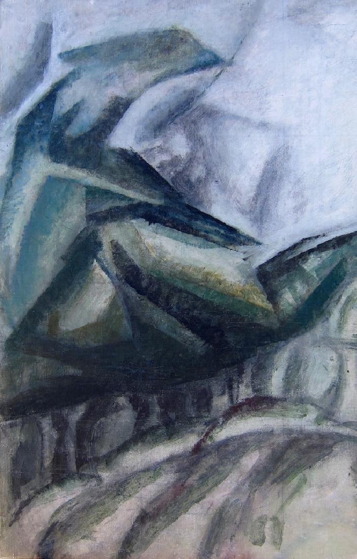 Lyonel Feininger original oil painting sketch (1 of 10)