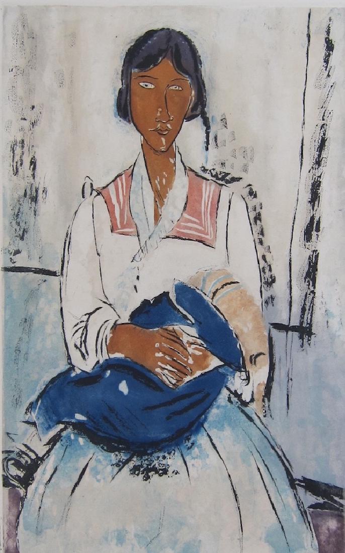 Jacques Villon, after Modigliani (1 of 6)