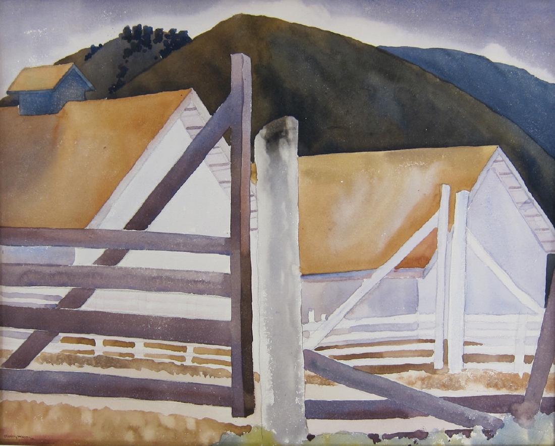 Stanley Huber Wood watercolor (1 of 2)