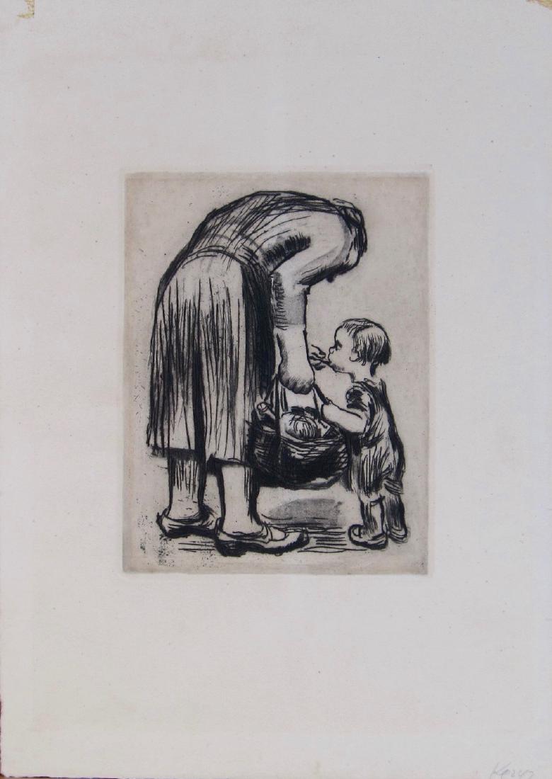 Kathe Kollwitz, Mother feeding her child (1 of 3)