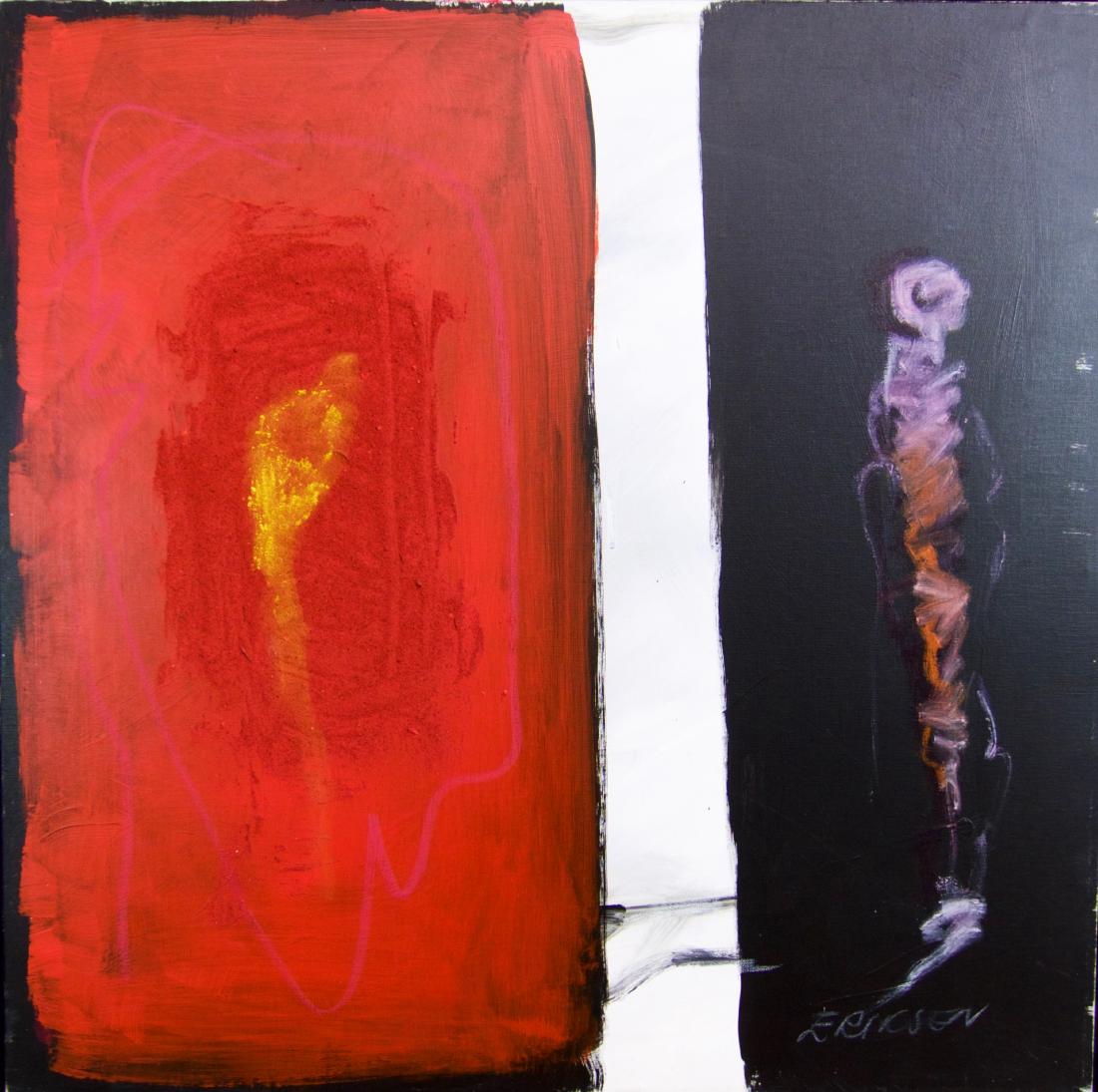 Contemporary abstract signed Eriksen (1 of 2)