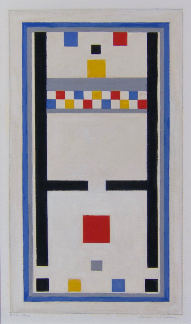 Charmion Von Wiegand, Neoplasticist painting (1 of 2)