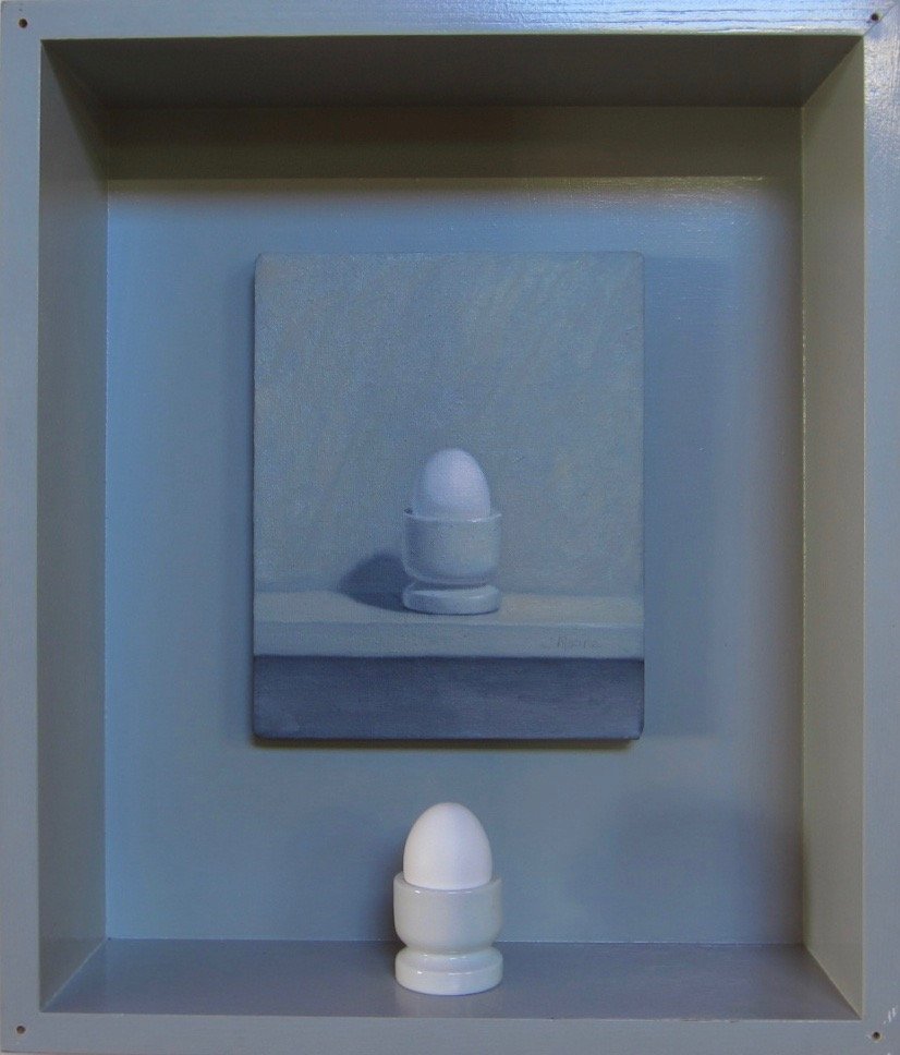 James B. Moore - Realist Shadowbox Painting (1 of 4)