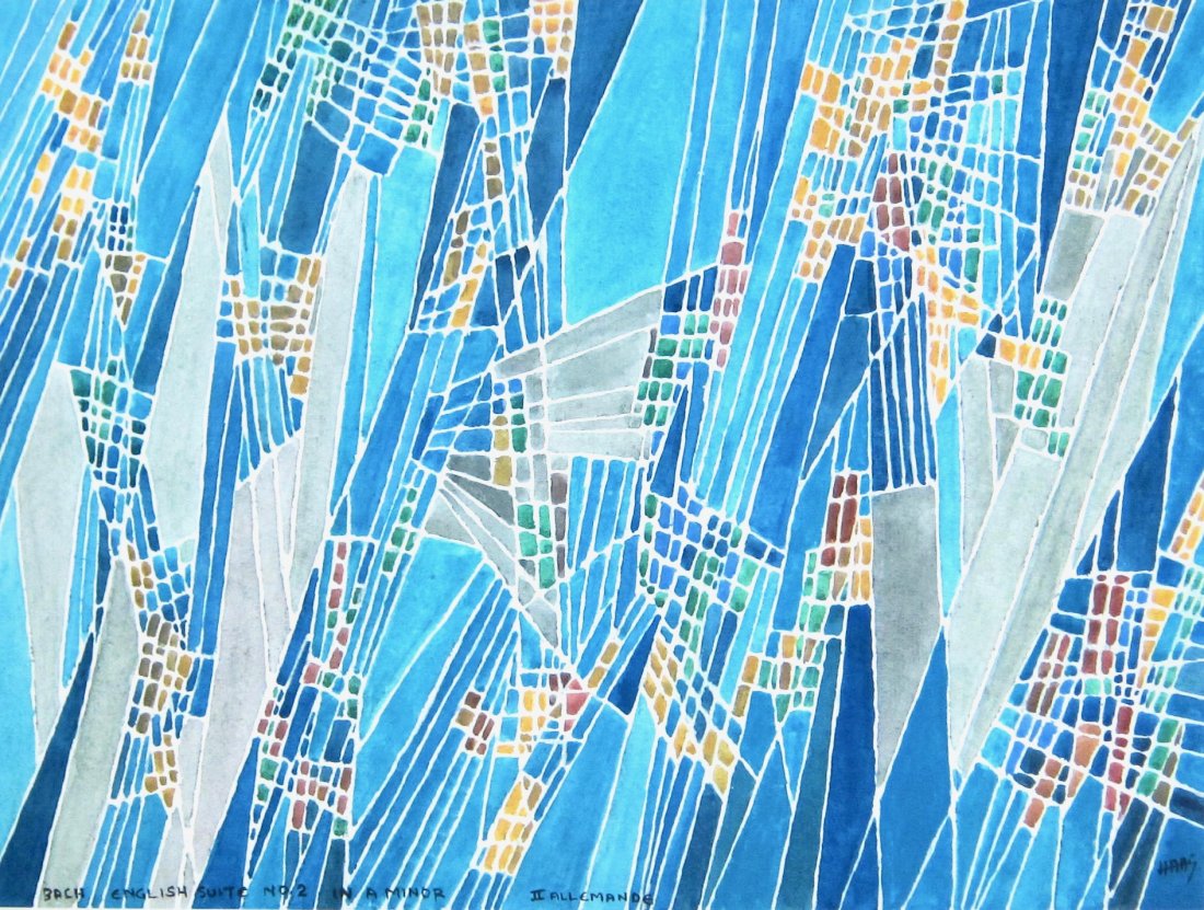 Hildegarde Haas 'Bach - English Suite No.. II Allemande (1 of 4)