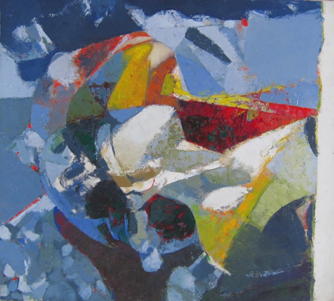 Lorenzo Tornabuoni Italian Abstract Oil Painting (1 of 4)